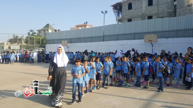  كفرقاسم- فيديو: البداية الصحيحة هي عنوان النجاح .. مدرسه جنة ابن رشد تستقبل طلابها بمراحل مدروسة وتودع حجاجها